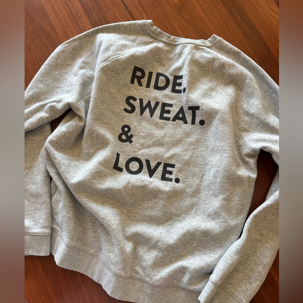 Peloton Gray Sweatshirt Size M